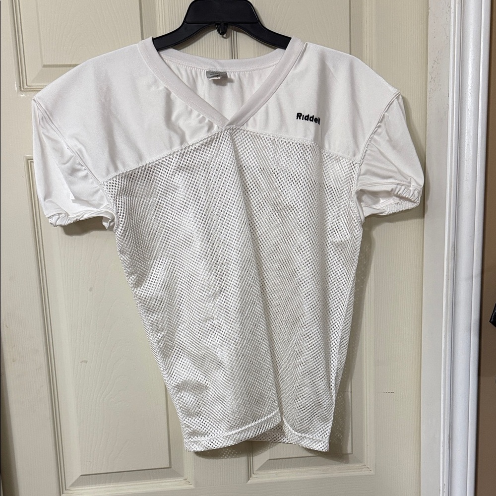 Riddell Men's White Mesh Jersey
